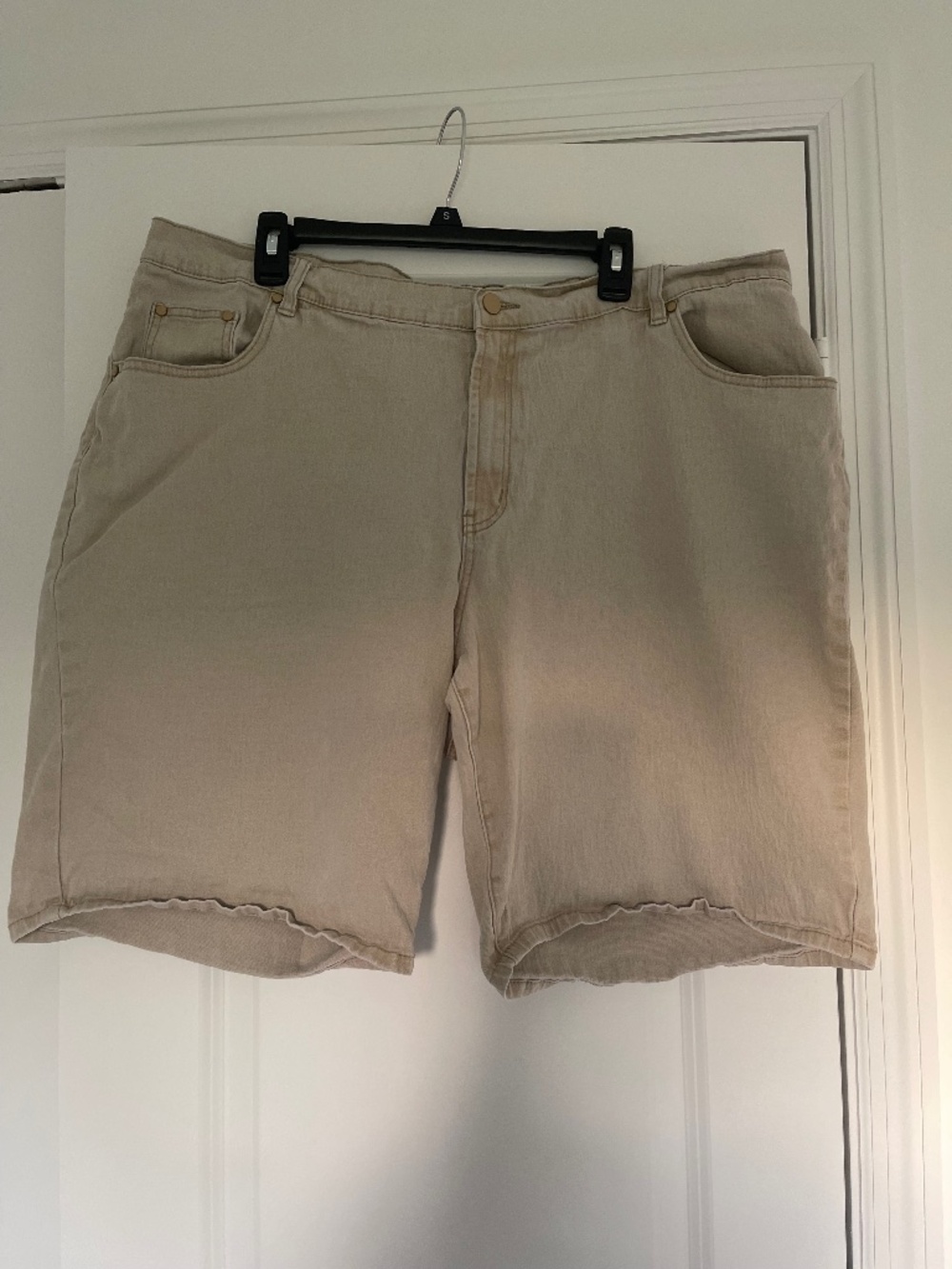 DG2 by Diane Gilman Women’s Plus Size Bermuda Shorts Size 24W Tan